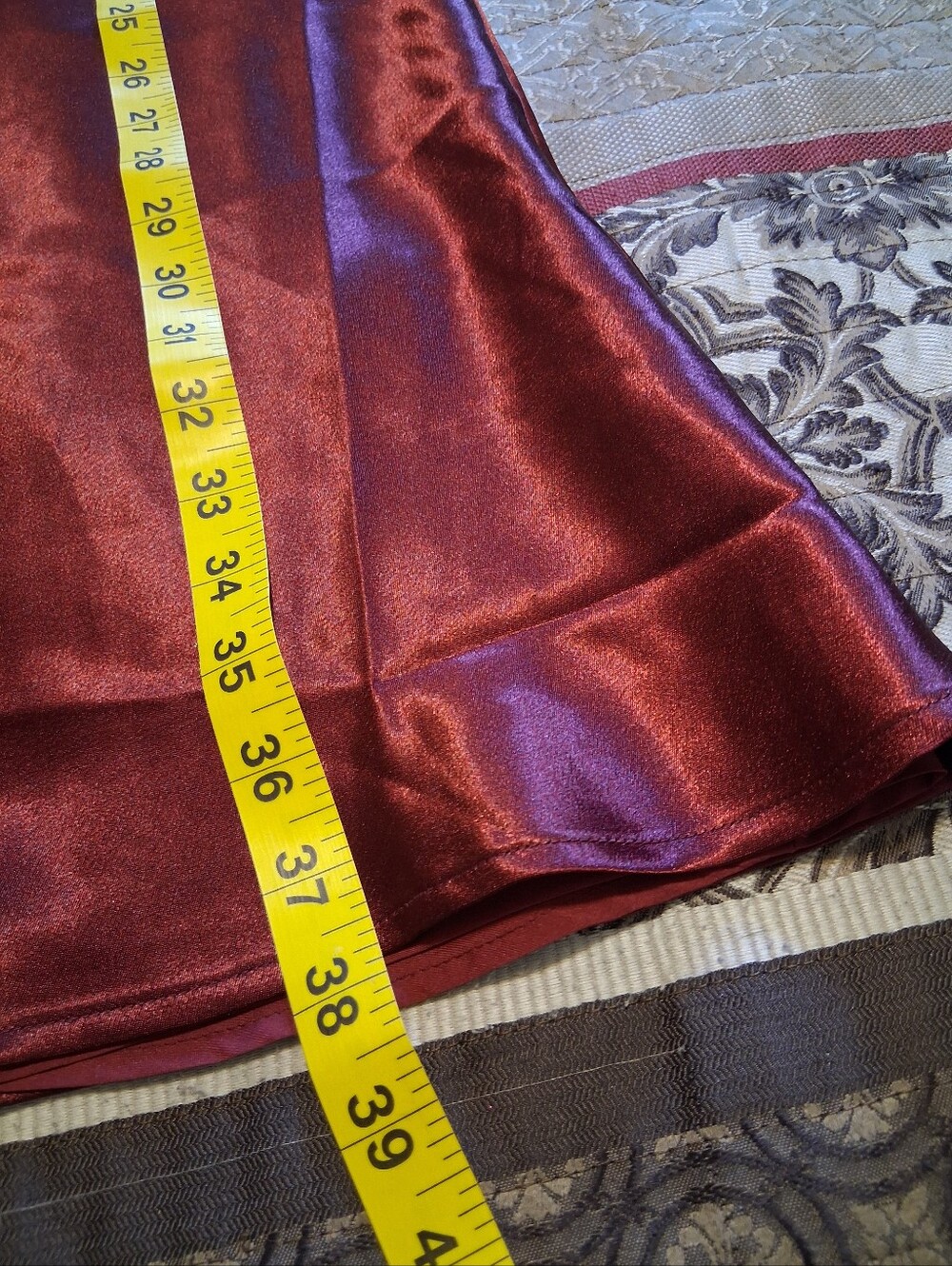 Birdy Grey Lisa Satin Slip Dress Cowlneck Cabernet XS Bridesmaid Elegant Whimsy - Picture 8 of 16